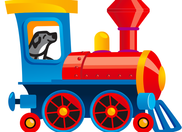 Dog On Train